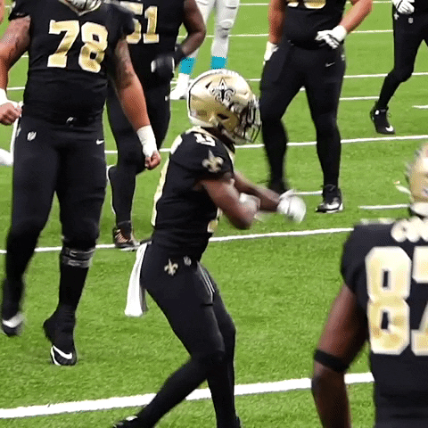 Touchdown Dance Superdome GIF by New Orleans Saints