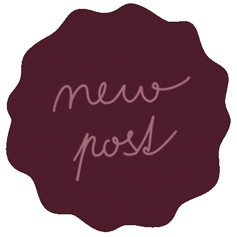 Pink New Post Sticker