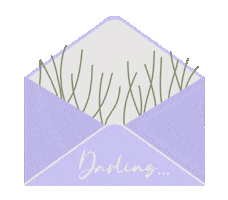 Darling Lavender Sticker by Reem Juan