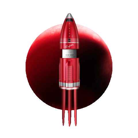 Red Wine Space Sticker