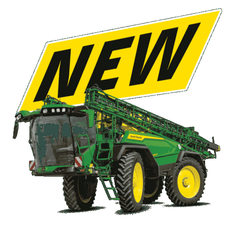 Spraying Farm Equipment Sticker by John Deere