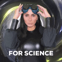 For Science Lol GIF by Hollie Kitchens