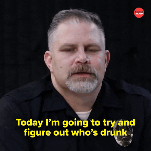 Drunk Police GIF by BuzzFeed