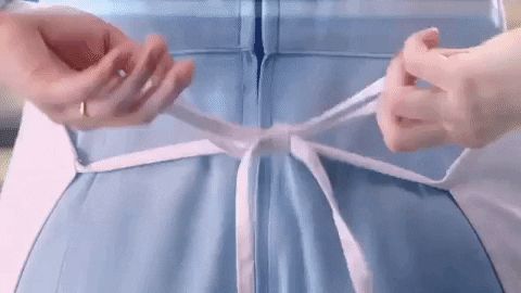 tie apron GIF by Waitress The Musical