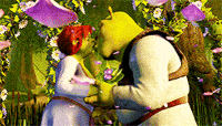 Shrek - Crossing the bridge animated gif