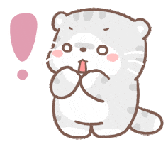 Cat Frighten Sticker