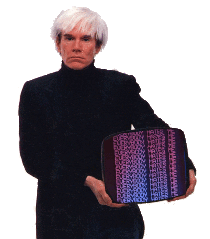 Pop Art Glitch Sticker by Jess Mac