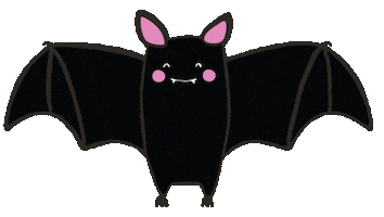 Halloween Bat Sticker by Nutmeg and Arlo