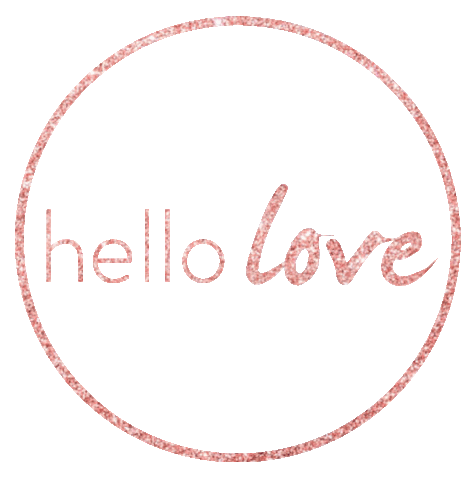 Hello Love Sticker