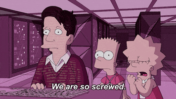 Scared The Simpsons GIF by FOX TV