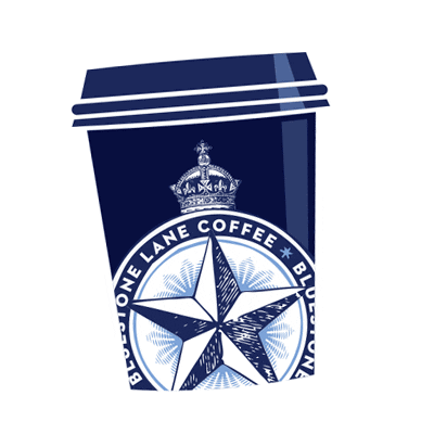 Coffee Caffeine Sticker by Bluestone Lane