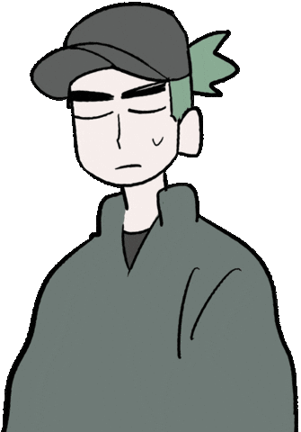 Jin Anime Boy Sticker