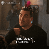 Looking Up Schitts Creek GIF by CBC