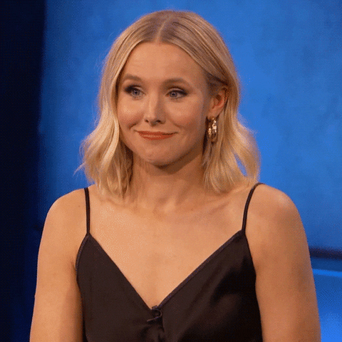 Giphy - Kristen Bell Idk GIF by Team Coco