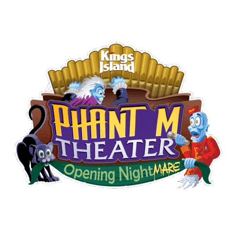 Dark Ride Ki Sticker by Six Flags