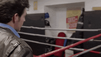 Brennan Elliott Boxing GIF by Hallmark Movies & Mysteries