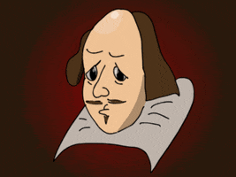 Sad Shakespeare GIF by Jeremy Speed Schwartz