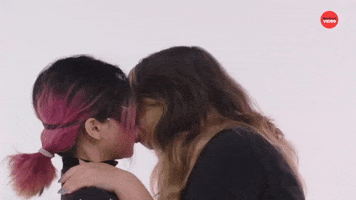 Couple Kiss GIF by BuzzFeed