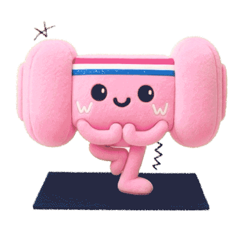 Dumbbell Daphne Sticker by Watsons Thailand