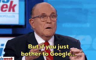 Google It Rudy Giuliani GIF