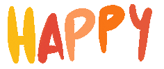 Happy Sticker