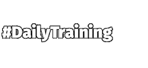 Daily Training Sticker by Hjalmar Andersson