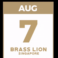 9 August Singapore GIF by Brass Lion Distillery