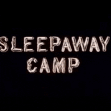 sleepaway camp horror movies GIF by absurdnoise