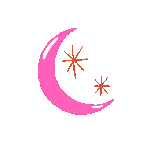 Stars Moon Sticker by Camila Rosa