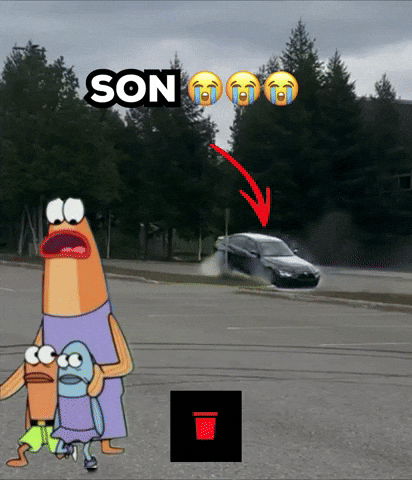 Son Bmw Crash GIF