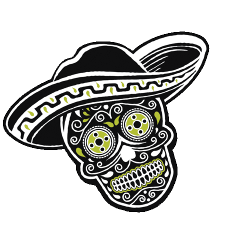 Skull California Sticker by SLO Brew