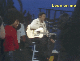 Lean On Me Help GIF by chuber channel