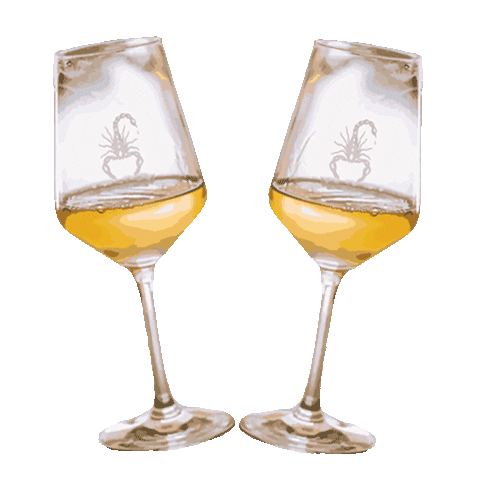 Wine Wineglass Sticker by Scorpion