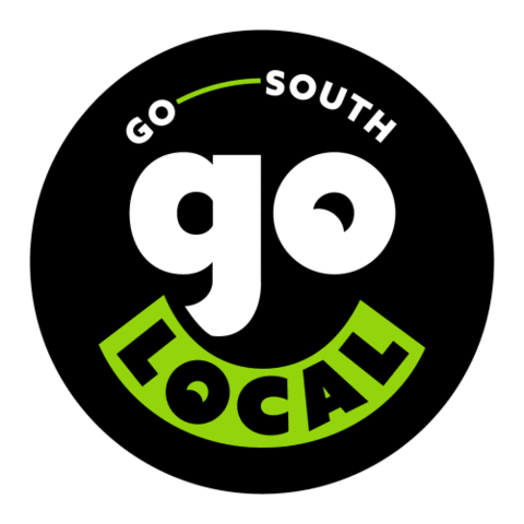Go South. Go Local. Sticker