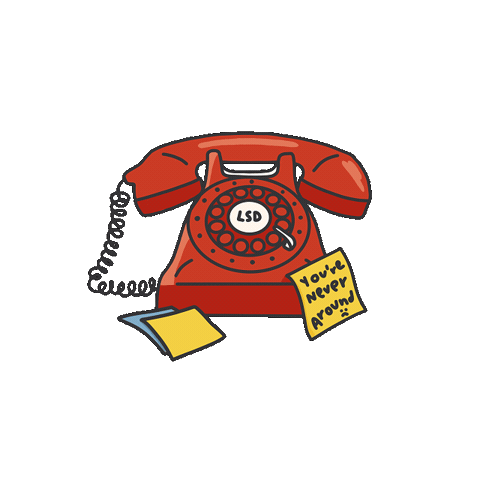 Phone Ring Sticker by public emily artist management