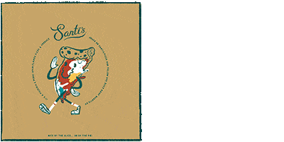 Pizza Cheese Sticker by Santi's Singapore