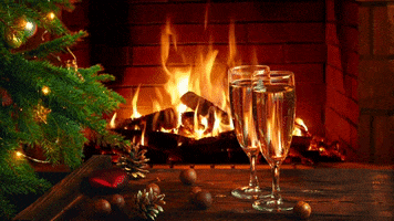 Christmas Fireplace GIF