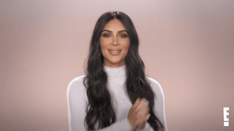 Happy Kim Kardashian GIF by E! - Find & Share on GIPHY