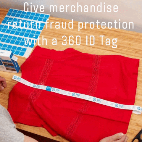 360idtag wardrobing return fraud 360 id tag wear and return GIF