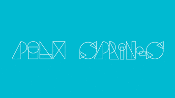 Palm Springs Typography GIF by foodforeal