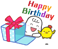 Happy Birthday 誕生日 Sticker By Moonyjp