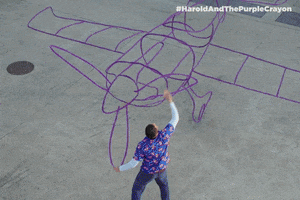 Harold And The Purple Crayon GIF by Sony Pictures