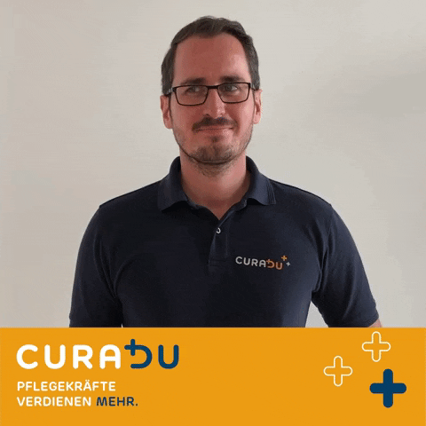 Pflege Reaction GIF by Curadu GmbH