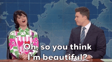 Snl You Think Im Beautiful GIF by Saturday Night Live
