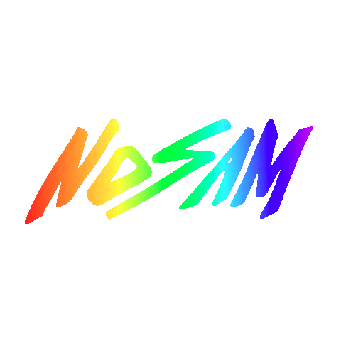 Logo Rainbow Sticker by NOSAM