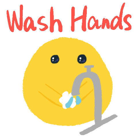 Wash Hands Health Sticker by arlyna
