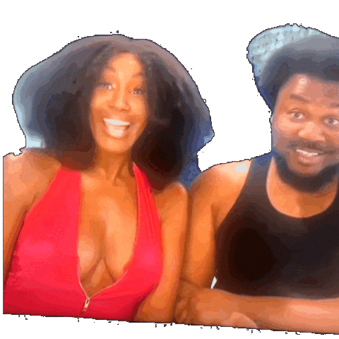 Happy Afro Sticker by Tanjareen