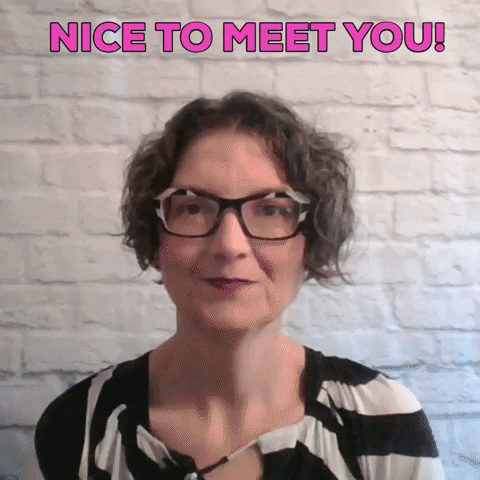 Onlinecommunity Nice To Meet You GIF by Tonya Kubo