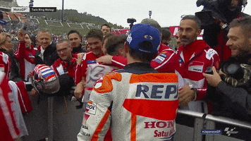 Marc Marquez Respect GIF by MotoGP™