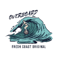 Overboard Brand Sticker